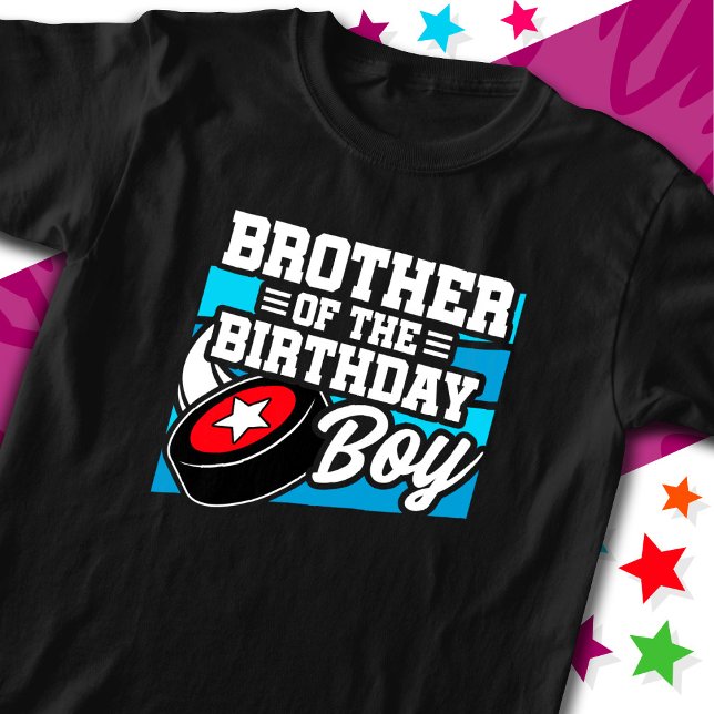 Camiseta Fiesta de hockey infantil divertido hermano del ni (Subido por el creador)