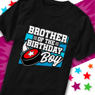 Camiseta Fiesta de hockey infantil divertido hermano del ni
