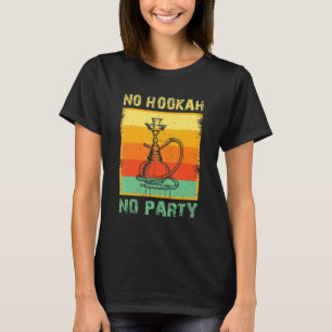 Camiseta Fiesta de Hookah Fumador de Shisha Narghile Fuma