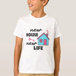 Camiseta Fiesta de inauguración de la casa Nueva Casa Nueva