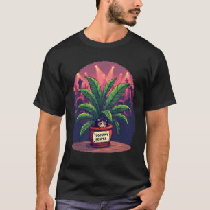 Camiseta Fiesta de Introvertido Evitación Demasiada Gente S