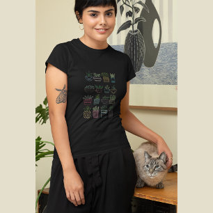 Camiseta Fiesta de jardín con ollas y flores