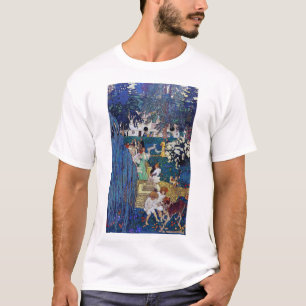 Camiseta Fiesta de jardín con perro y gato, Jessie Willcox