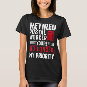 Camiseta Fiesta de jubilación de trabajador postal retirado