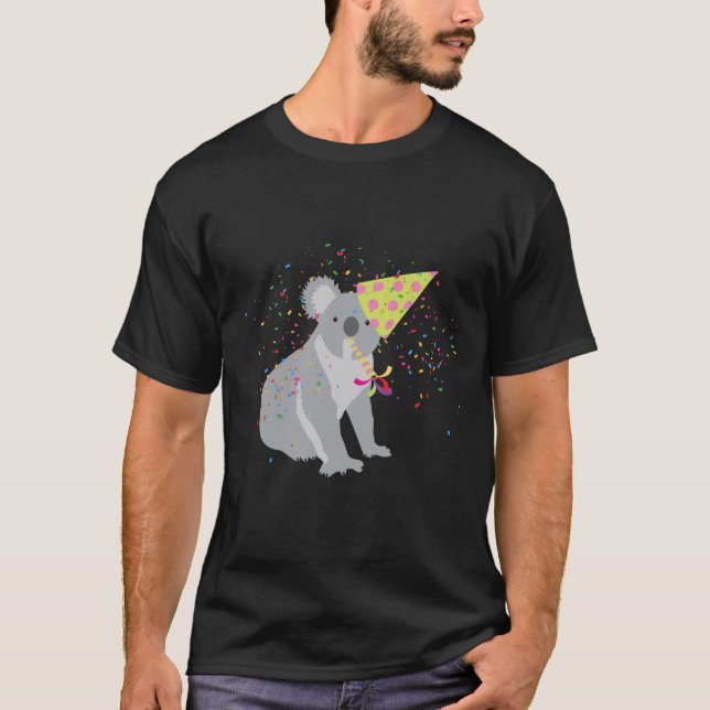 Camiseta Fiesta de Koala - Animales con Fiesta (Anverso)