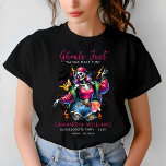 Camiseta Fiesta de la Bachelorette de Halloween<br><div class="desc">Prepárate para celebrar con estilo con nuestra camiseta de la fiesta de la bachillerato Halloween de Ghouls! Esta camisa divertida y festiva presenta un diseño rosa audaz perfecto para la futura novia y su equipo de demonios. Ya sea que estés golpeando la ciudad o que tengas una noche espeluznante, esta...</div>