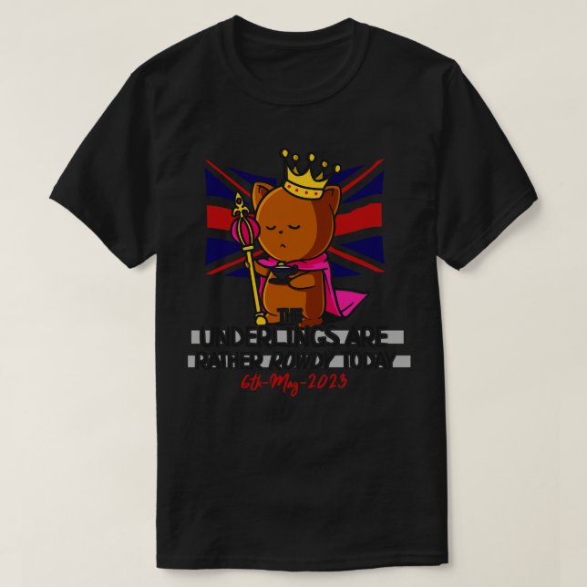 Camiseta Fiesta de la calle de Coronación del Rey Carlos II (Diseño del anverso)