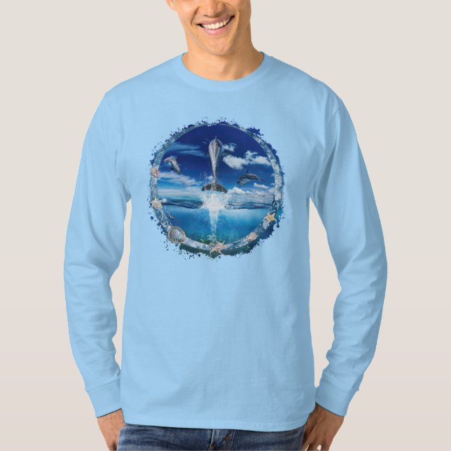 Camiseta Fiesta de la cápsula de delfines (Anverso)