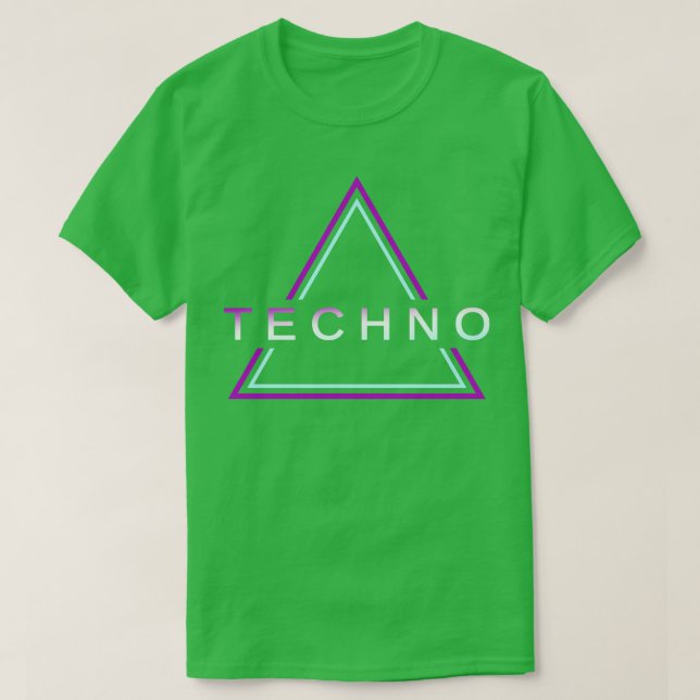 Camiseta Fiesta de la casa Techno Festival EDM Goa Electro  (Diseño del anverso)