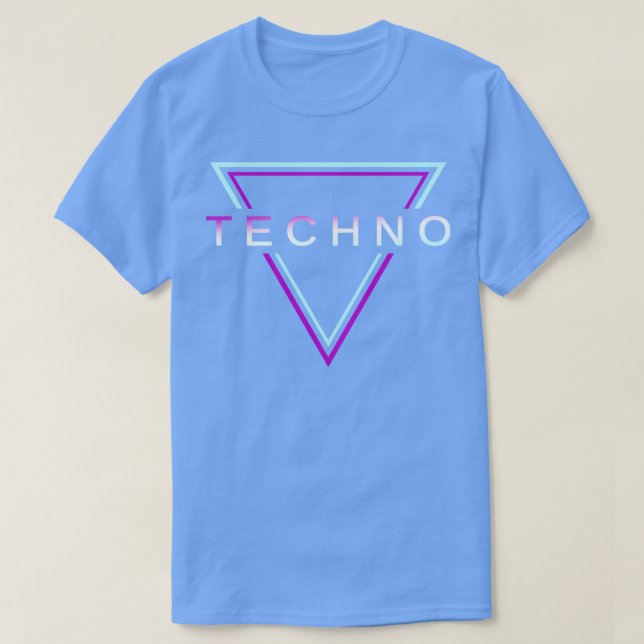 Camiseta Fiesta de la casa Techno Festival EDM Goa Electro  (Diseño del anverso)