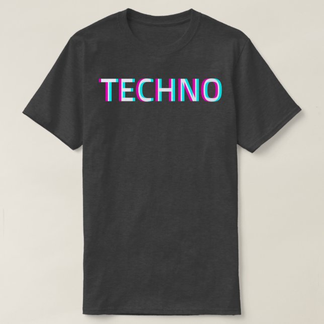 Camiseta Fiesta de la casa Techno Festival EDM Goa Electro  (Diseño del anverso)