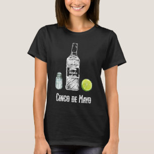 Camiseta Fiesta de la celebración del Cinco de Mayo de Sal 