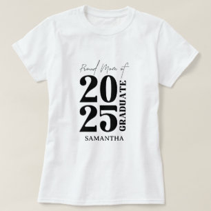 Camiseta fiesta de la ceremonia de graduación de 2025