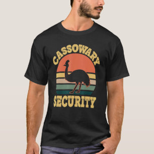 Camiseta Fiesta de la familia Cassowary Security Cute Casso