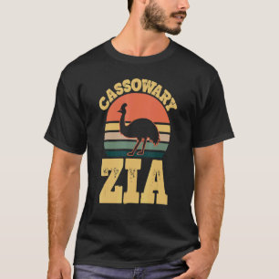 Camiseta Fiesta de la familia Cassowary Zia Cute