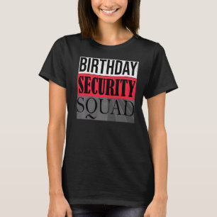 Camiseta Fiesta de la familia de la brigada de seguridad de