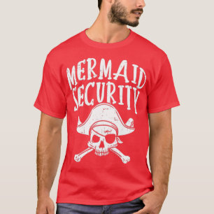 Camiseta Fiesta de la familia del pirata de seguridad de la