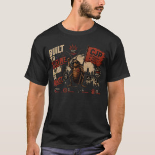 Camiseta Fiesta de la gente de cucaracha - Gráfico construi