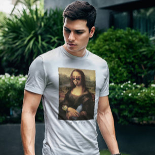 Camiseta Fiesta de la Mona Lisa moderna