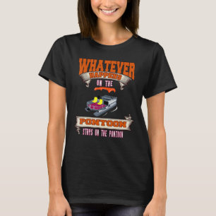 Camiseta Fiesta de la motocicleta Pontoon Capitán de la lan