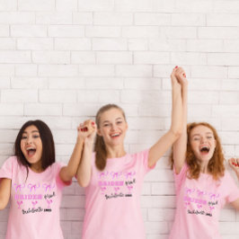 Camiseta Fiesta de la novia en la soltera 2025