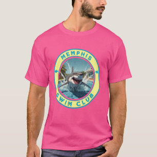 Camiseta Fiesta De La Piscina Memphis TN Tema Del Tiburón N