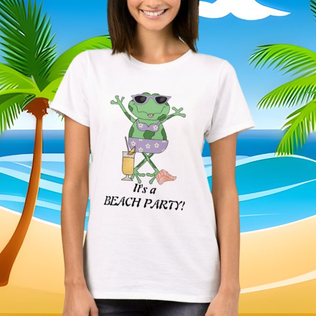 CAMISETA ¡FIESTA DE LA PLAYA! (Subido por el creador)