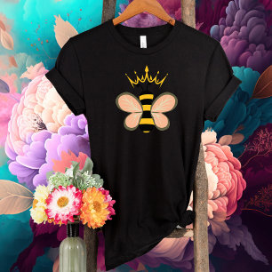 Camiseta Fiesta de la Reina Bee-Bride-Bridal-Ducha-Bachelor
