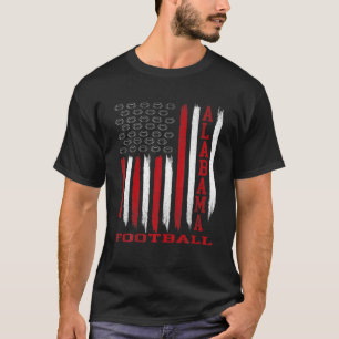 Camiseta Fiesta de la temporada de fútbol de Bandera Patrió