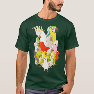 Camiseta Fiesta de loros