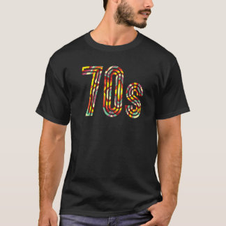 Camiseta Fiesta de los 70 de la época de los 70 retro 1970