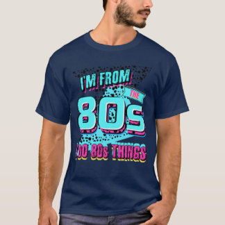 Camiseta Fiesta de los 80 1980 divertida