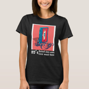 Camiseta Fiesta de los 80 Cintas de Casete de los 1980