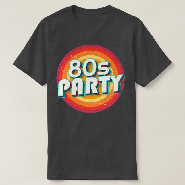 Camiseta fiesta de los años 801 (Diseño del anverso)