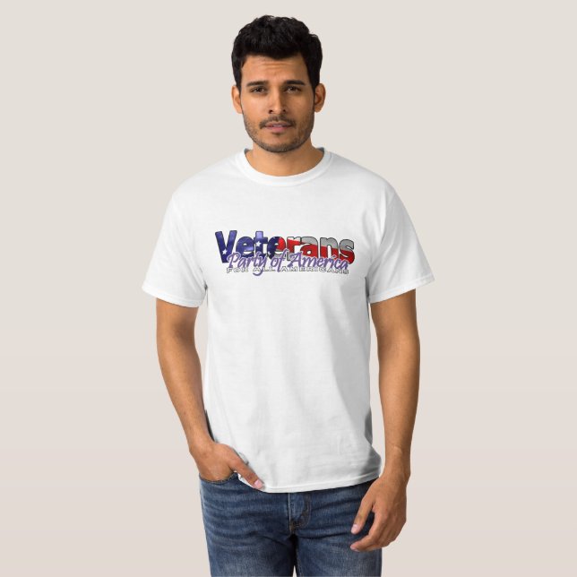 Camiseta Fiesta de los veteranos de América o (Anverso completo)