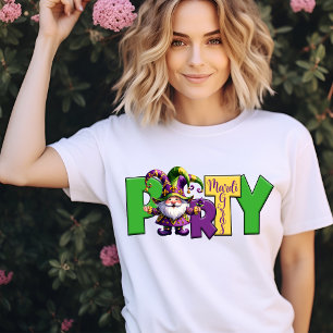 Camiseta Fiesta de Mardi Gras, divertido Mardi Gras