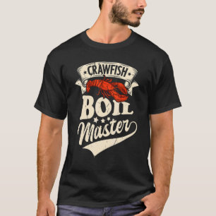 Camiseta Fiesta de mariscos Crawfish Boil Master Crayfish