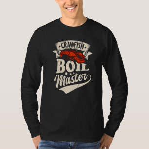 Camiseta Fiesta de mariscos Crawfish Boil Master Crayfish