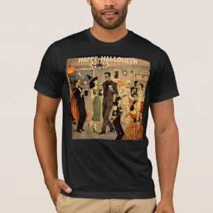Camiseta Fiesta de Martini de Halloween Retro de mediados d