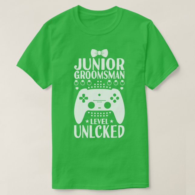 Camiseta Fiesta de matrimonio sin bloqueos de nivel junior  (Diseño del anverso)
