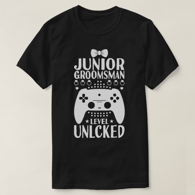 Camiseta Fiesta de matrimonio sin bloqueos de nivel junior  (Diseño del anverso)