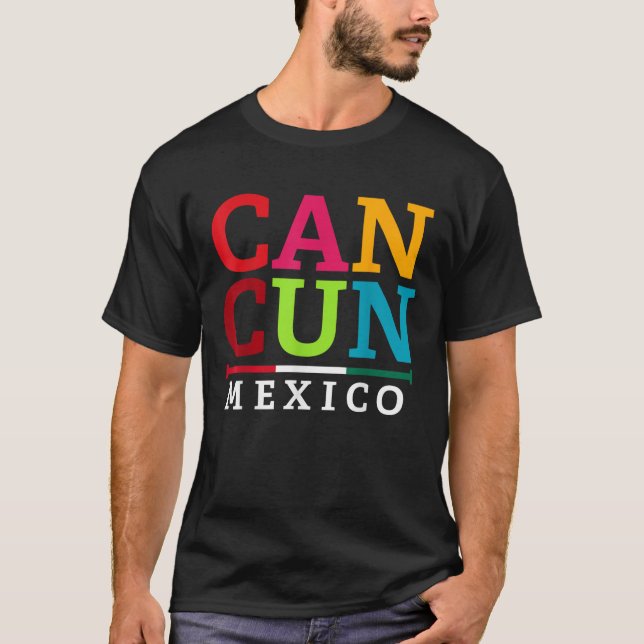 Camiseta Fiesta de México Cancun Spring Break Summer Souven (Anverso)