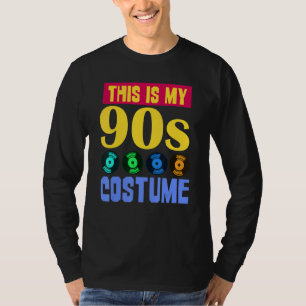 Camiseta fiesta de música de los 90's Este es mi disfraz de