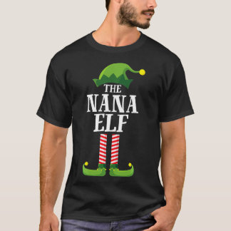 Camiseta Fiesta de Nana Elf Matching Family Group