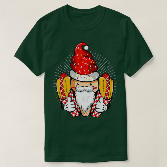 Camiseta fiesta de navidad (Diseño del anverso)