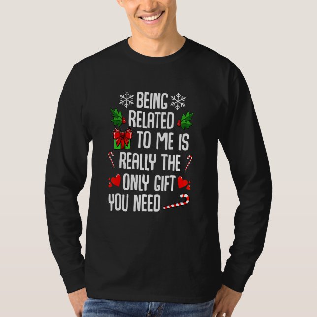 Camiseta Fiesta de Navidad Familiar Parientes Míos Navidad (Anverso)