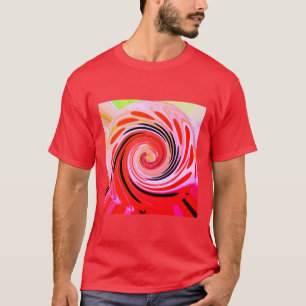 Camiseta Fiesta de navidad rojo caliente