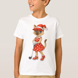Camiseta Fiesta de Navidad temática de golf para amantes de