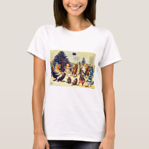 Camiseta Fiesta de Navidades de gato, Louis Wain