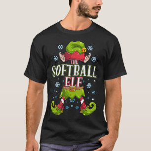 Camiseta Fiesta de Navidades de grupo familiar de Softball